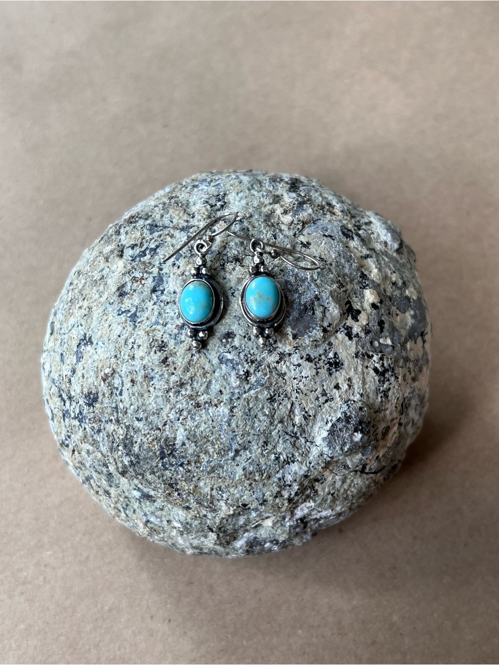 Sterling Silver Turquoise Drop Earrings